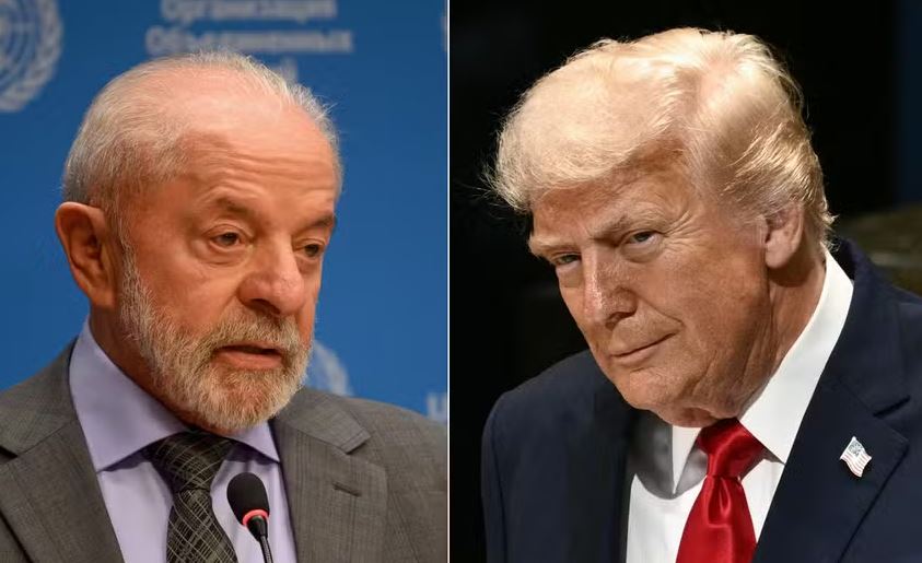 ativistas-simulam-lula,-trump-e-outros-lideres-dormindo-em-redes-em-ato-em-belem