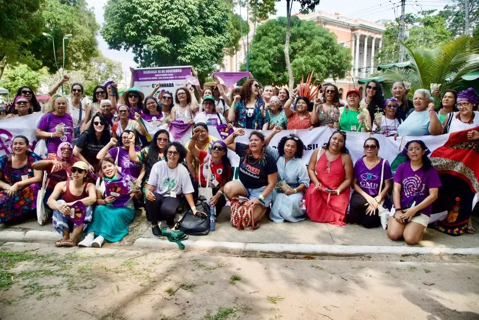 ato-em-belem-conecta-eco-92-e-cop-30-em-defesa-de-justica-climatica-e-igualdade-de-genero