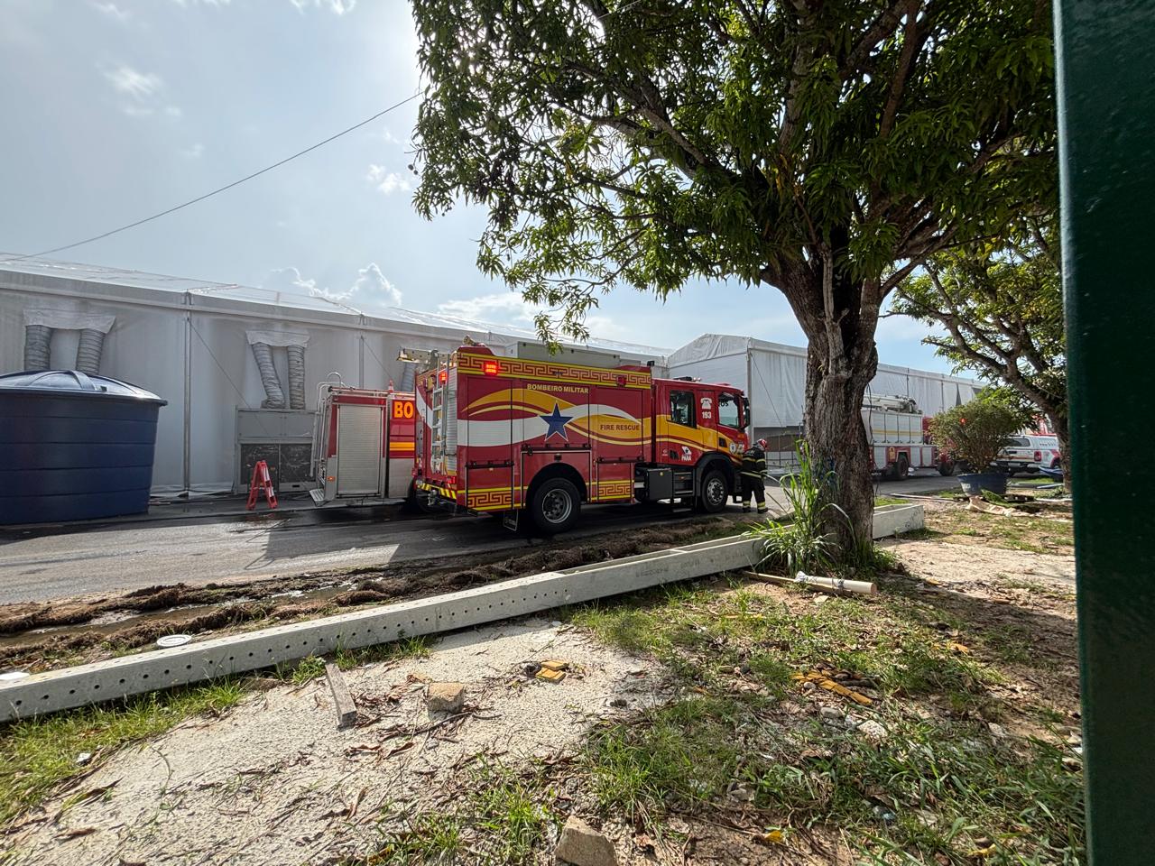 cop30:-21-pessoas-foram-atendidas-apos-incendio,-diz-ministerio