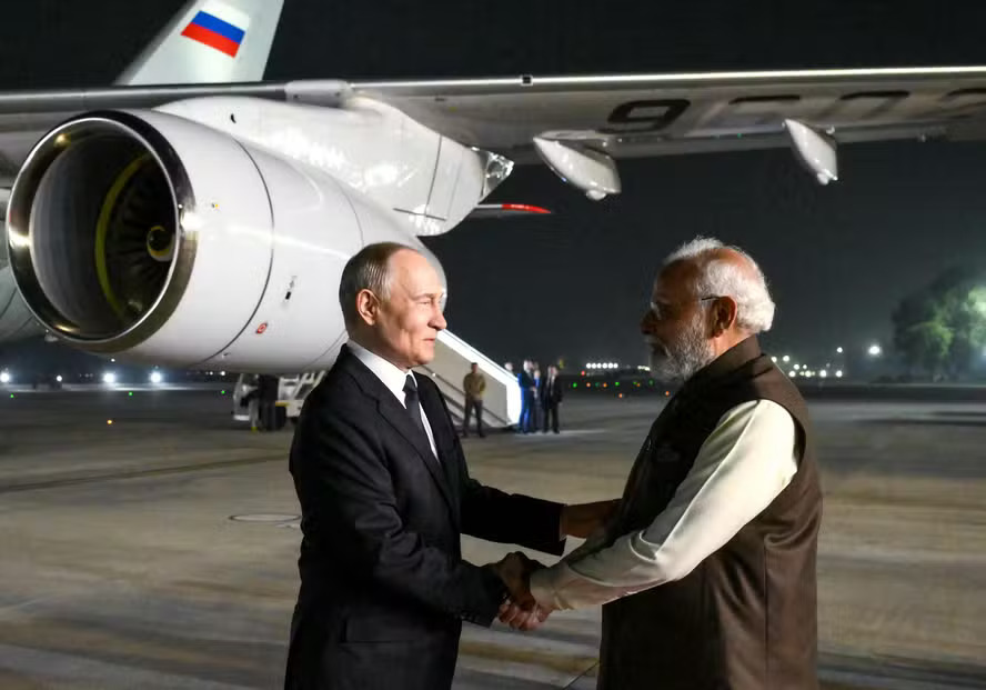 putin-faz-visita-a-india-com-defesa-e-comercio-na-agenda