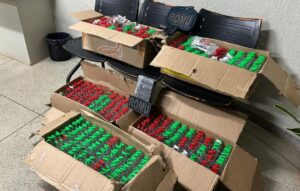 Aparecida: operação da ROMU apreende quase mil frascos de lança-perfume