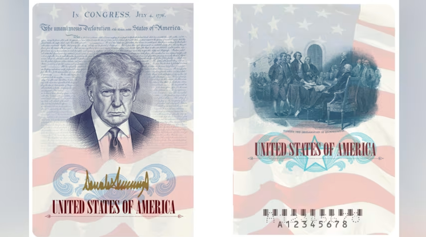 eua-vao-emitir-passaportes-comemorativos-com-rosto-e-assinatura-de-trump