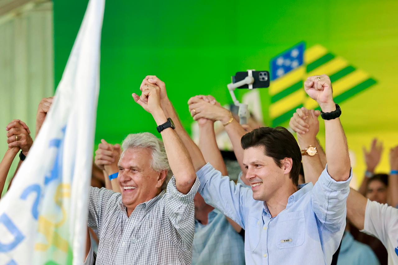 em-rio-verde,-caiado-projeta-vitoria-de-daniel-vilela-no-1o-turno
