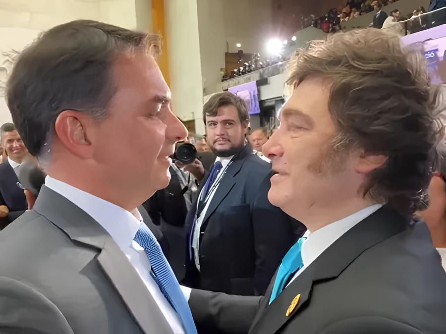 flavio-bolsonaro-planeja-encontro-com-milei-na-argentina-em-novo-giro-com-lideres-da-direita