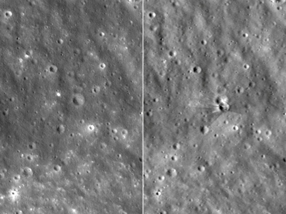 nasa-revela-imagens-de-cratera-deixada-por-foguete-da-spacex-na-lua